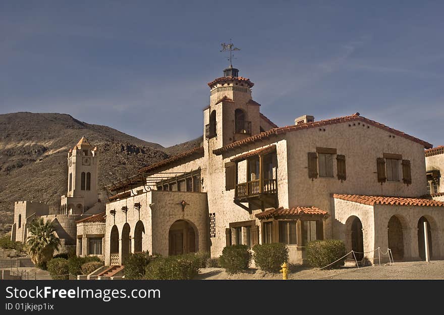 Scotty s Castle - side view