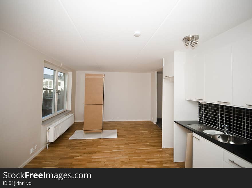 New kitchen in a new apartment