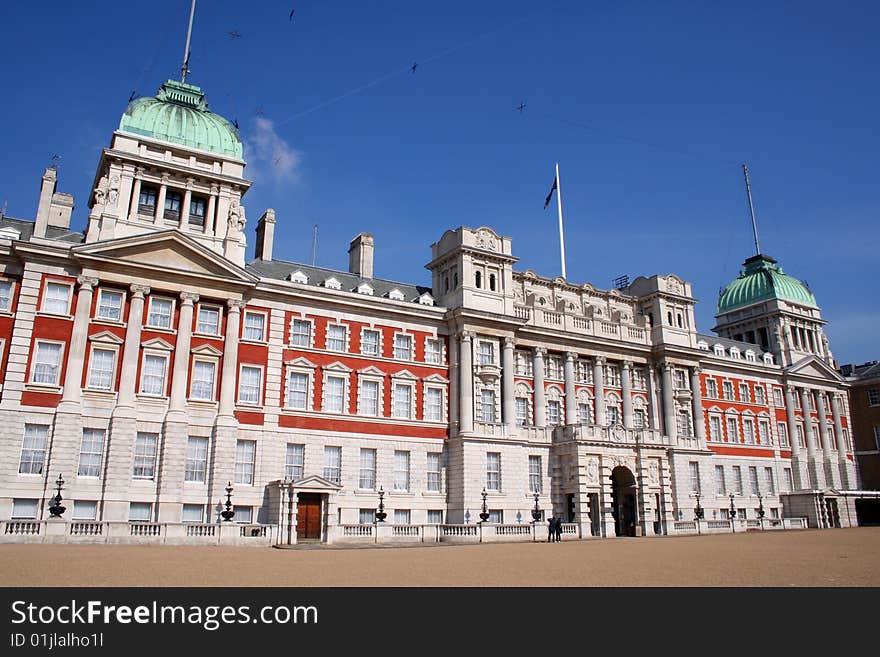 This is a beautiful building in London near Buckingham Palace