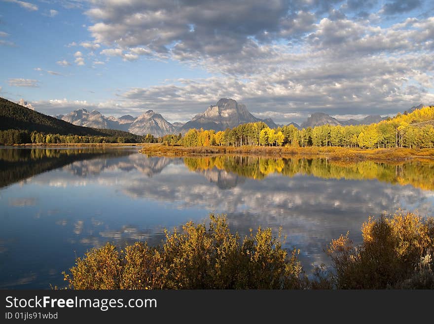 Early morning at Oxbow Bend