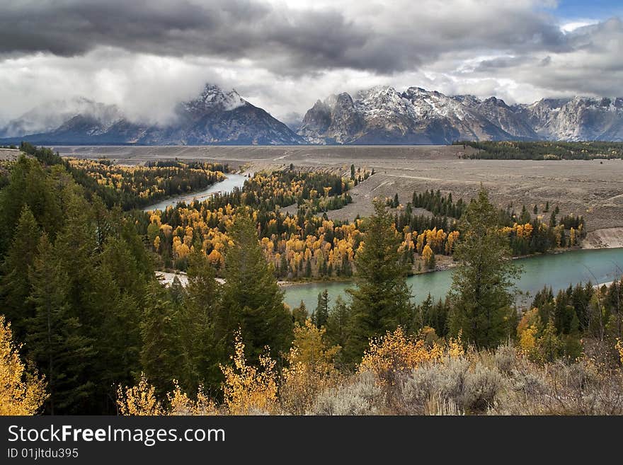 Clearing Storm at Snake River Overlook