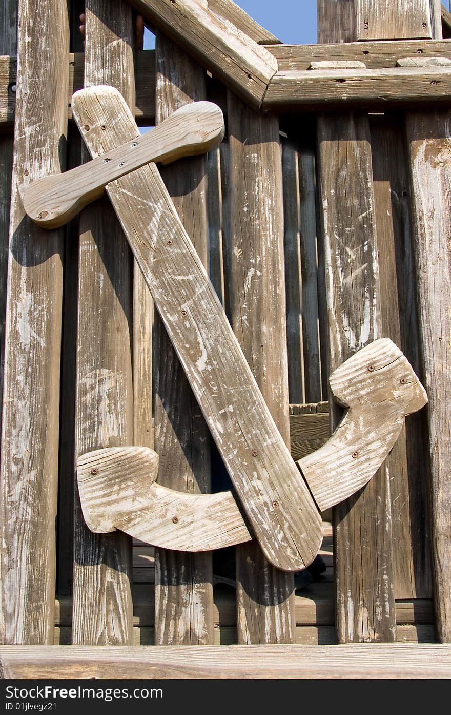 Wooden anchor