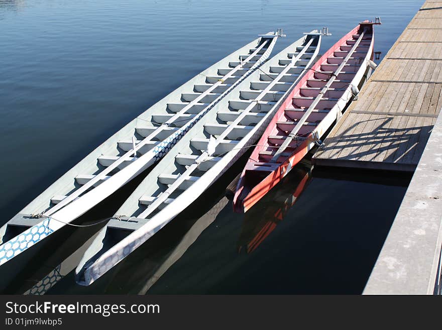 Canoes and Dock