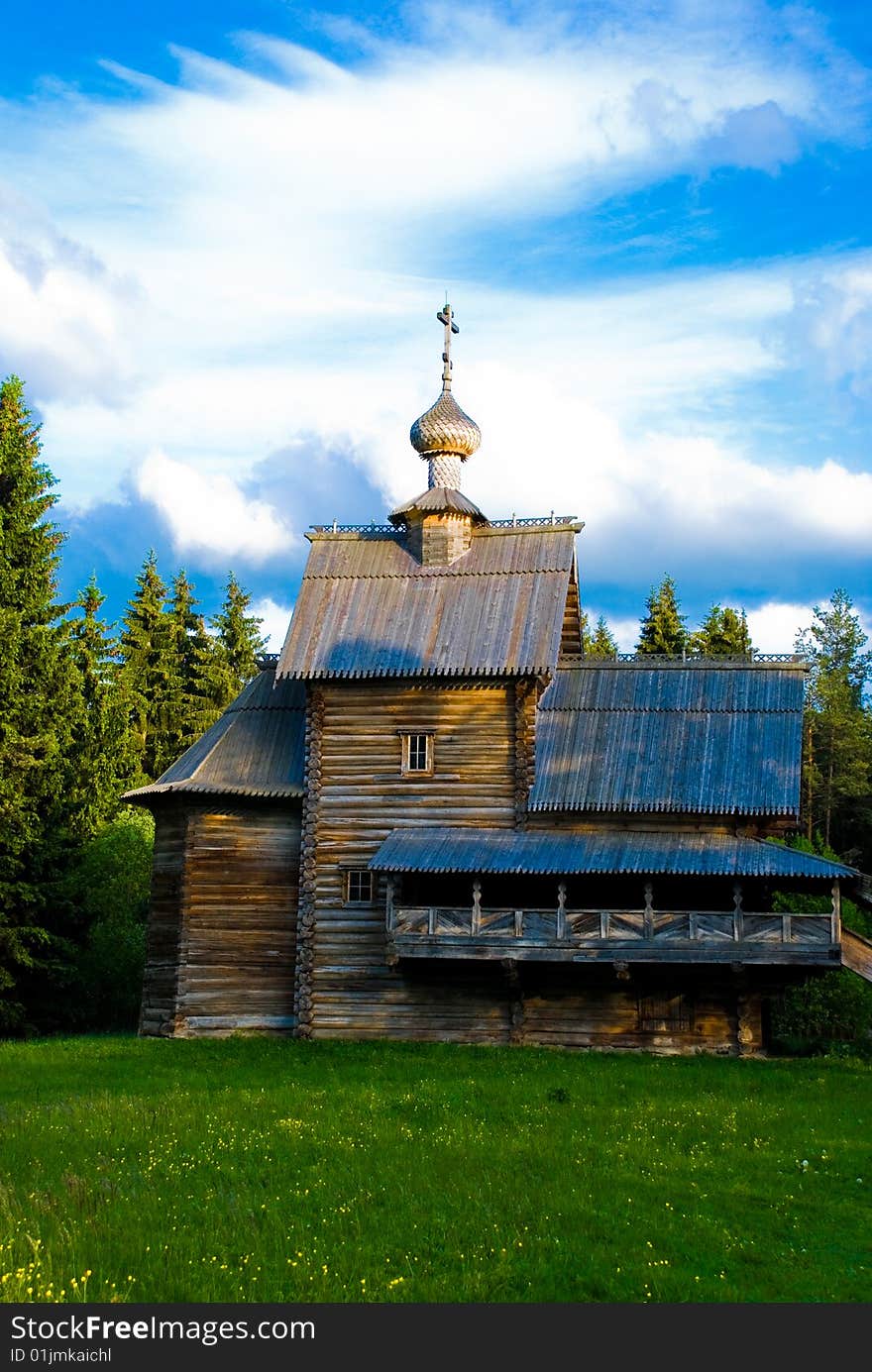 Wooden temple