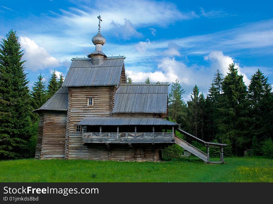 Wooden temple