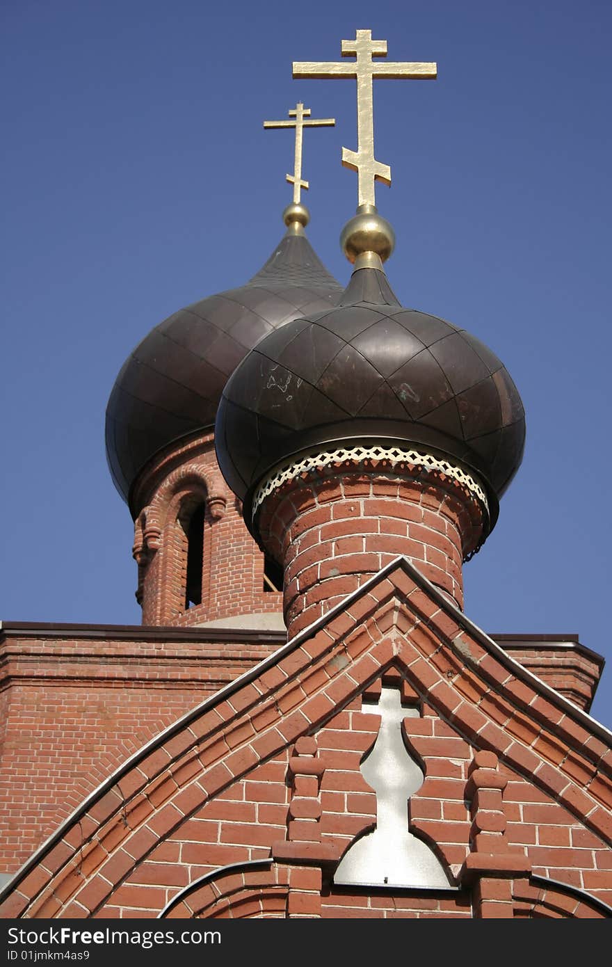 Orthodox Church in Kazan, Russia. Orthodox Church in Kazan, Russia