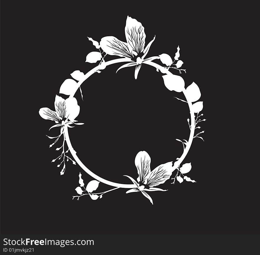 Floral frame