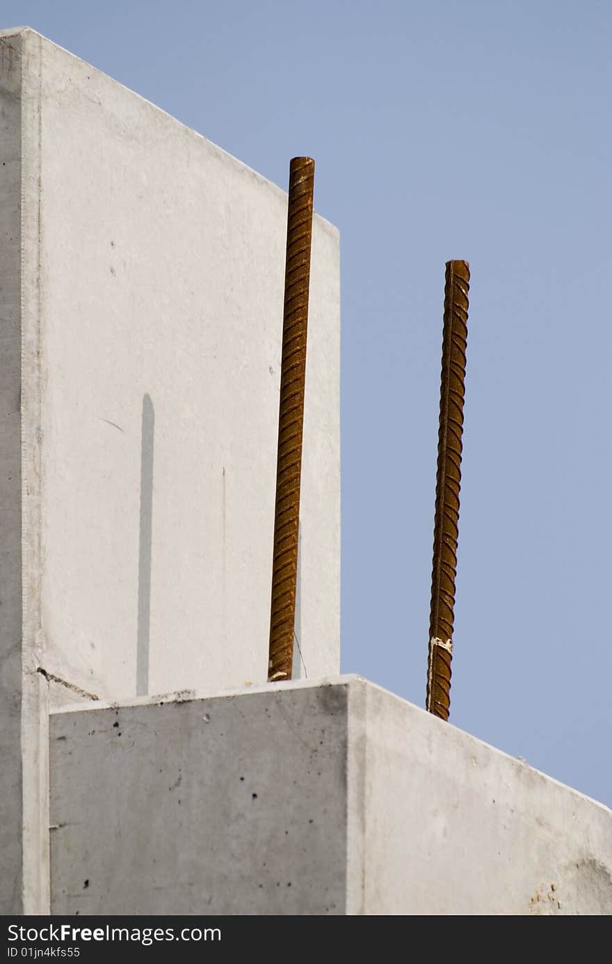 A scene at a building site