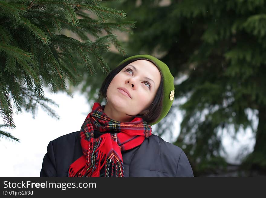 Girl Under The Spruce