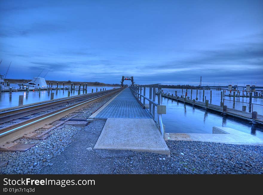 Railroad Drawbrdge HDR