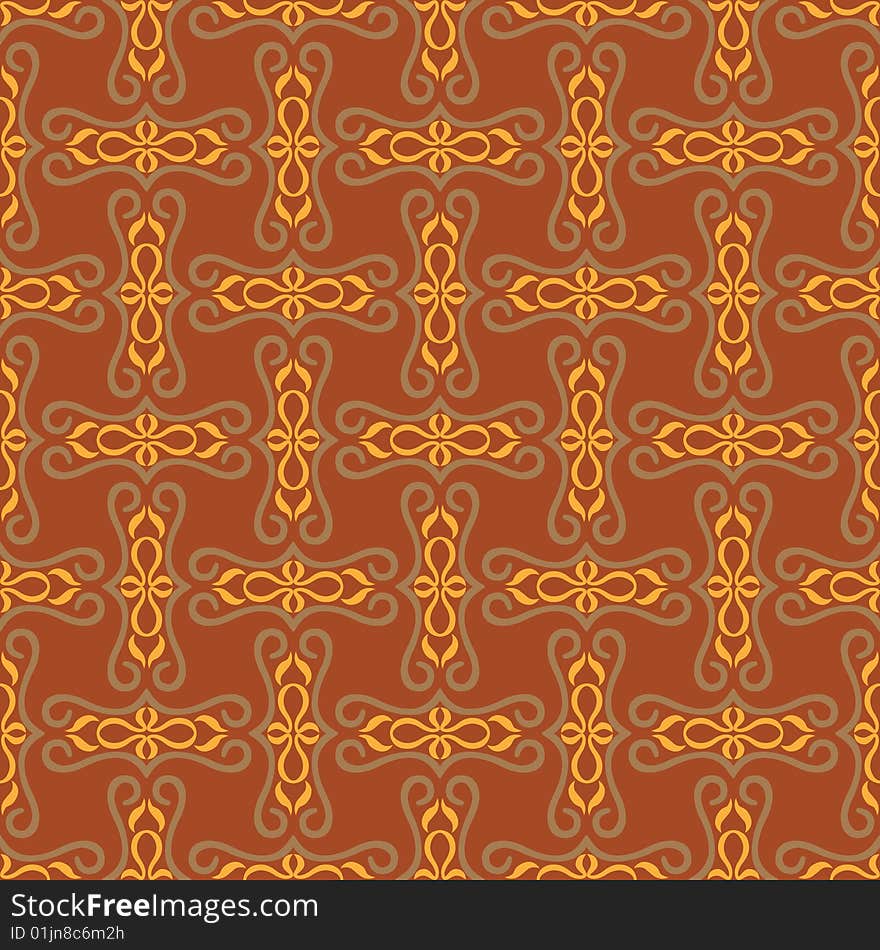 Seamless vintage wallpaper