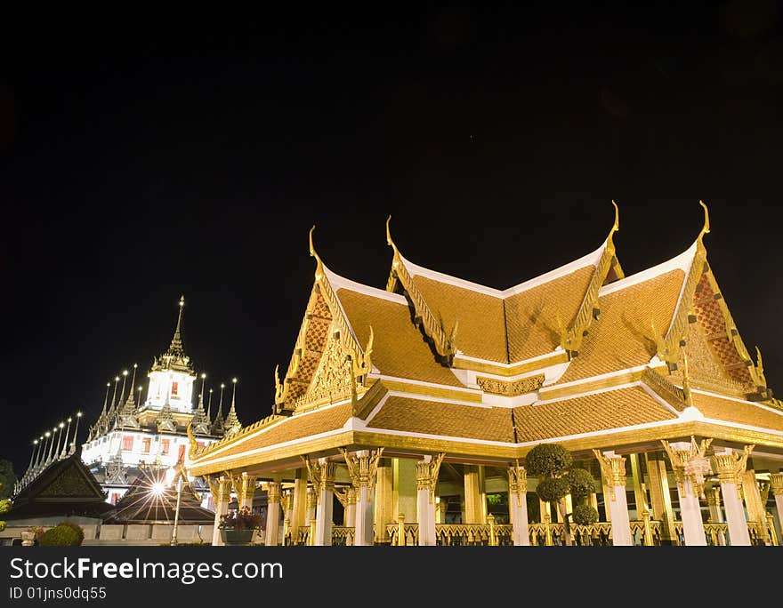 Temple church in bangkok thailand. Temple church in bangkok thailand