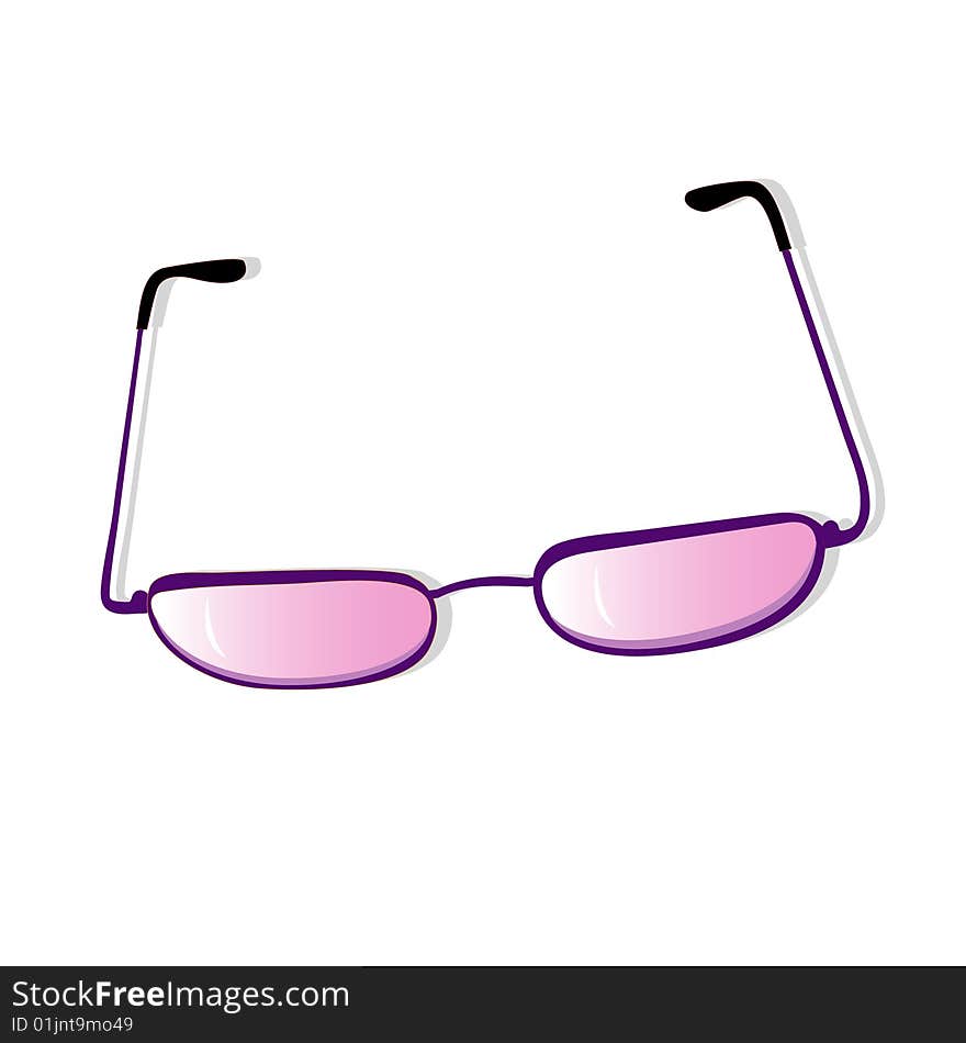 Pink spectacles