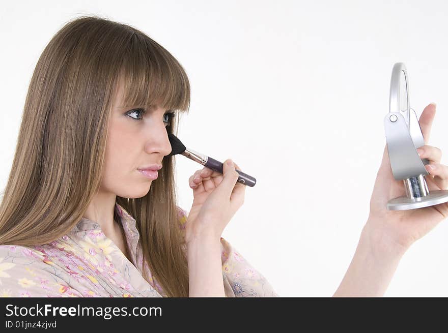 Female model with make up. Female model with make up