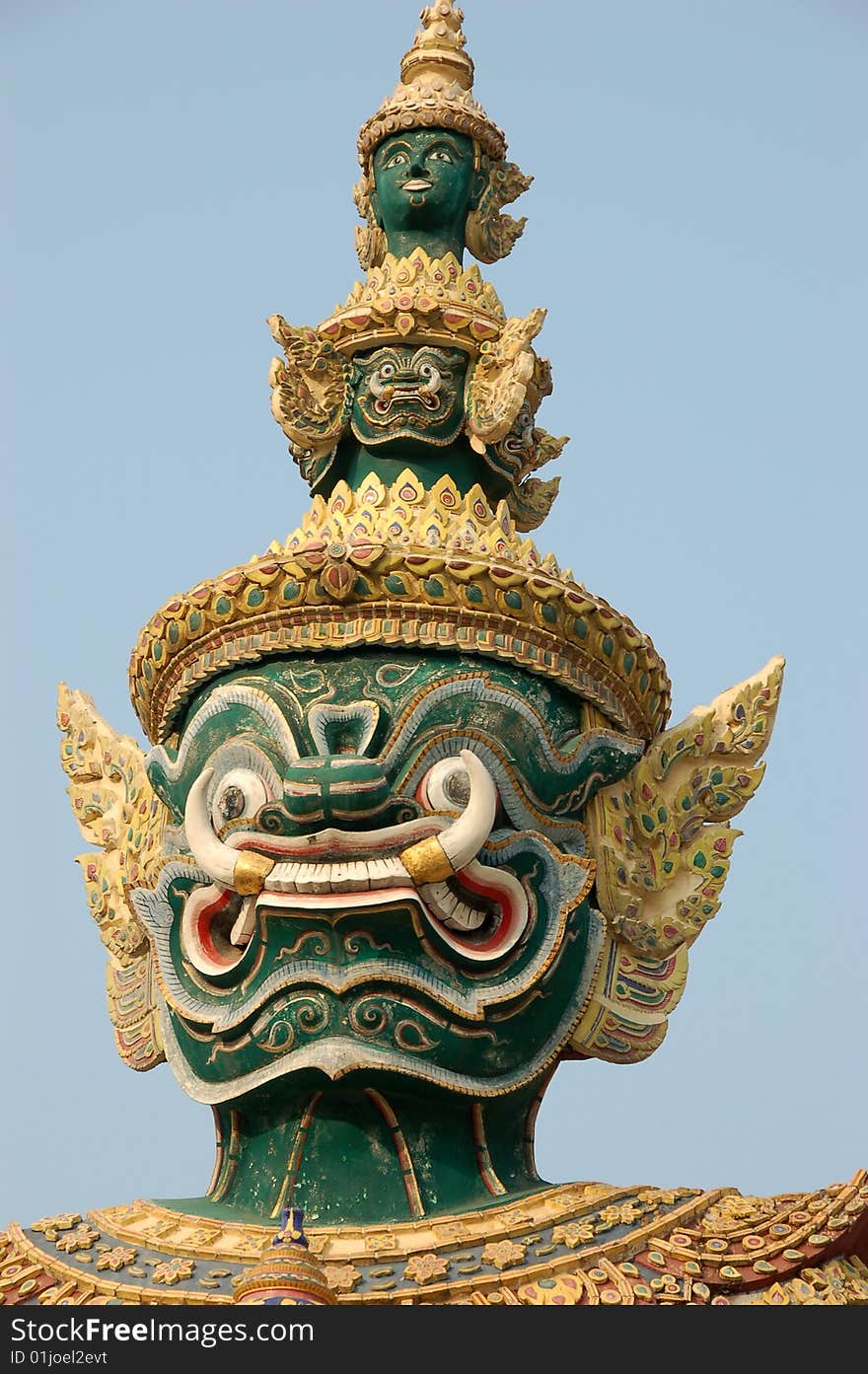 Statue in Grand Palace, Bangkok, Thailand. Statue in Grand Palace, Bangkok, Thailand