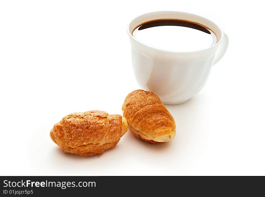 Croissants and coffee