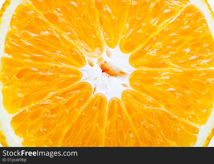 Juicy orange, shot close up. Juicy orange, shot close up