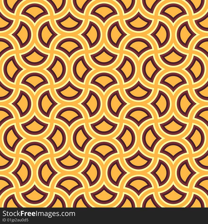 Brown yellow pattern