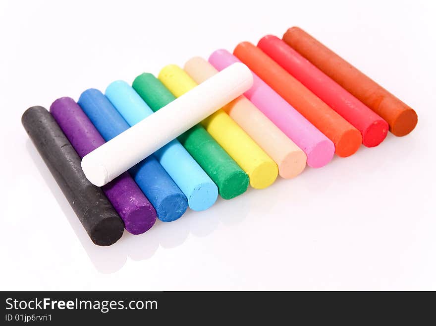 Multicolored Crayons