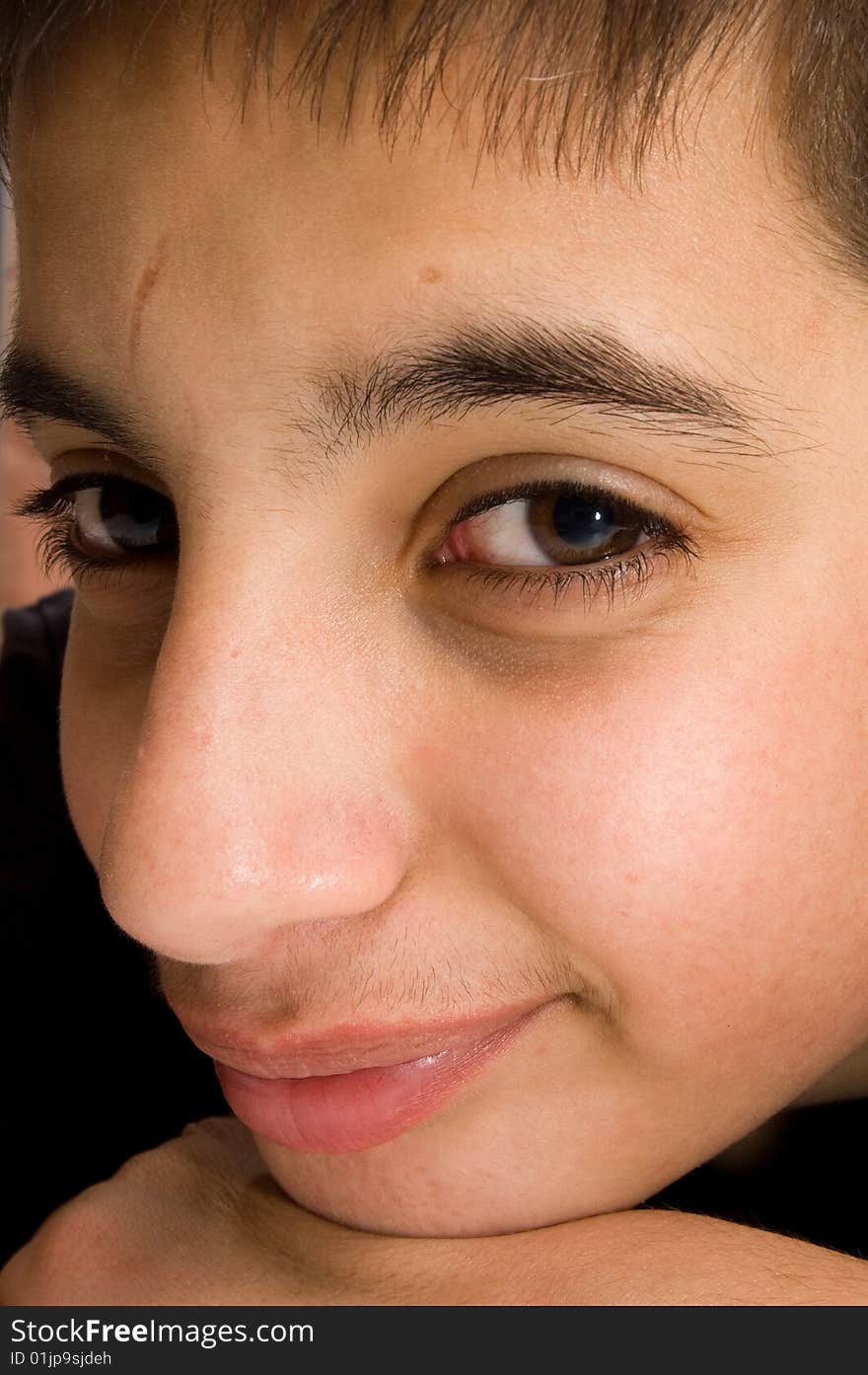 Portrait of a pakistan teenage boy