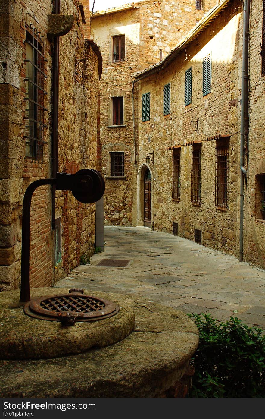 Montepulciano village in Tuscany, Italy