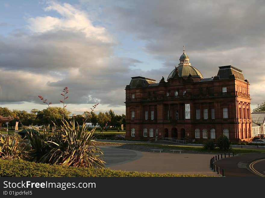 Historic building near to the glasgow green. Historic building near to the glasgow green