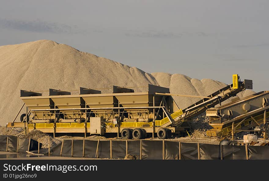 Working in the Cement Factory - Chicago, IL.