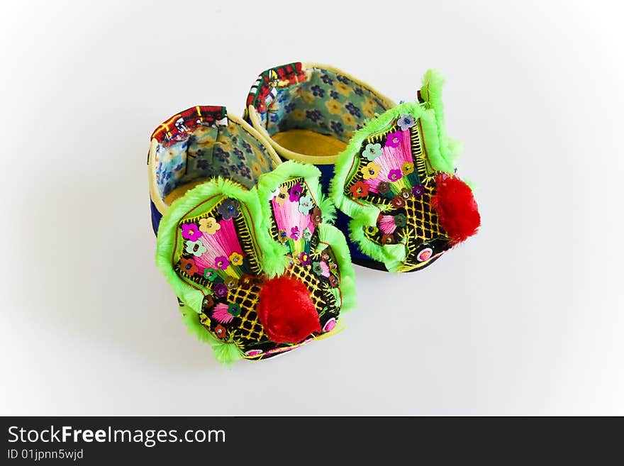 Handmade cloth shoes