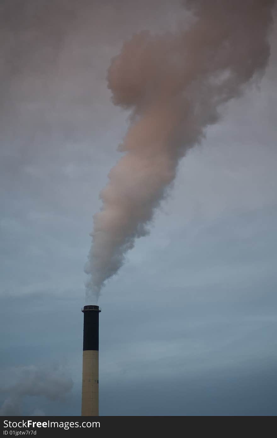 Polluting Smokestack