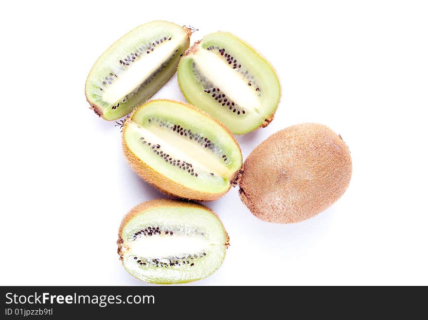 Sliced Ripe Kiwi