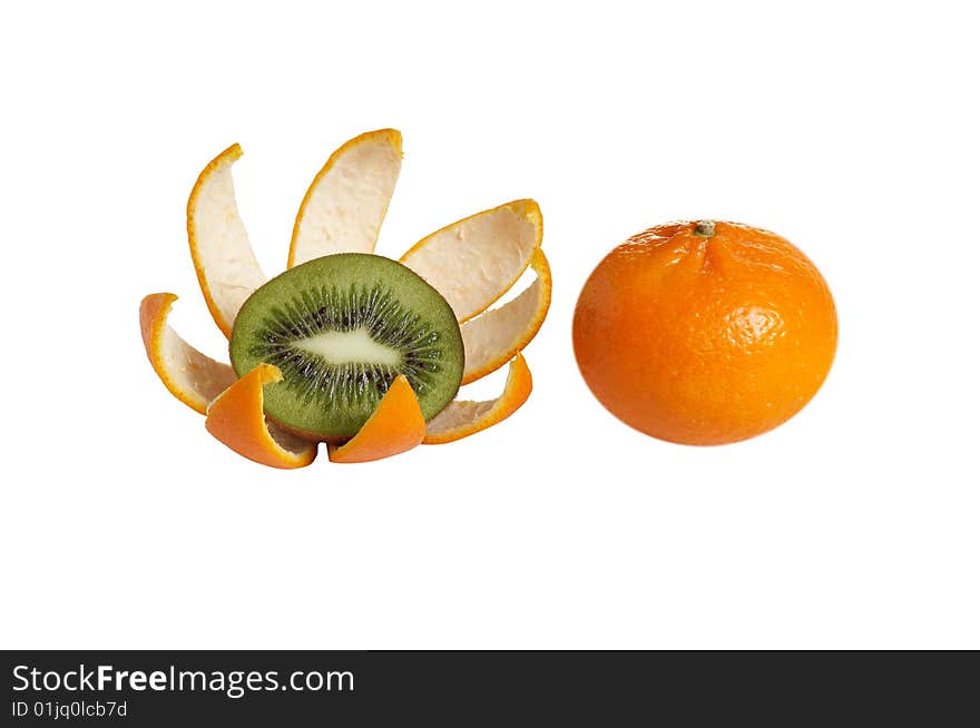 Fresh citrus isolated on a white background. Fresh citrus isolated on a white background.