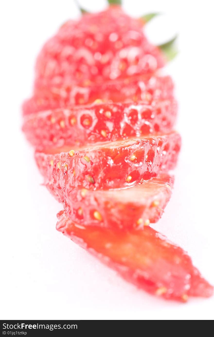 Strawberry Isolated on White