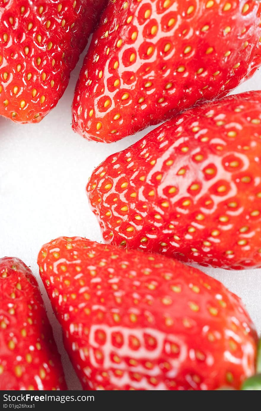 Strawberry Isolated on White