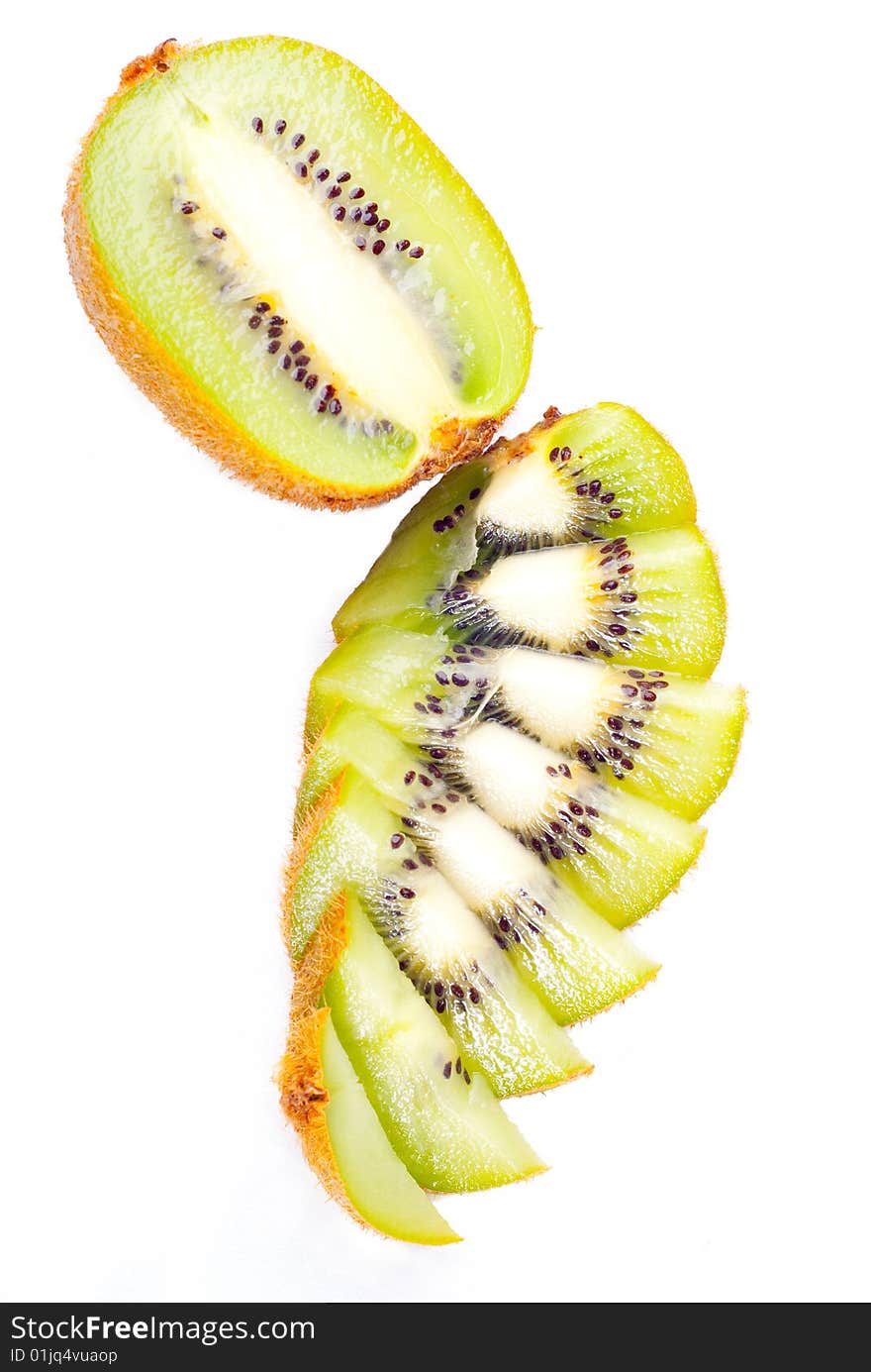 Sliced Ripe Kiwi