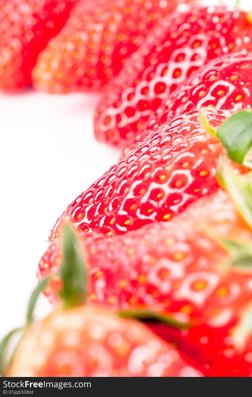 Strawberry Isolated on White