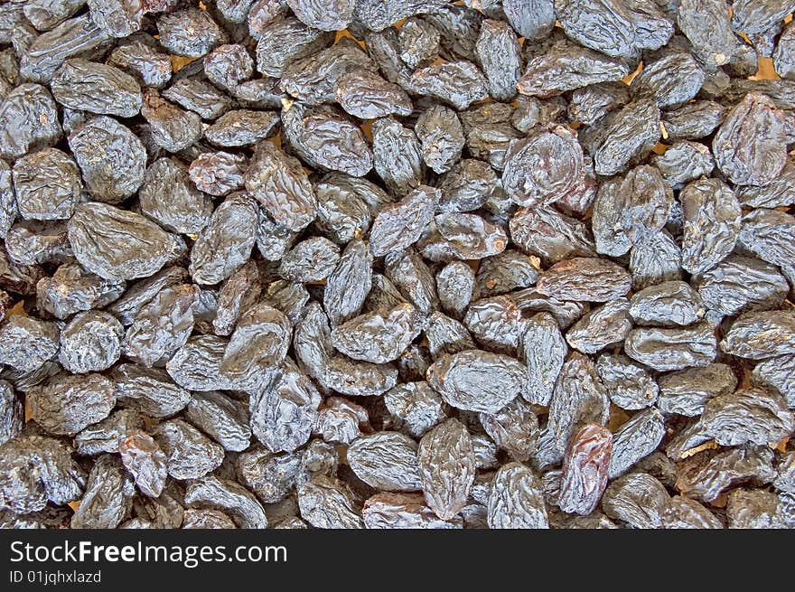 Juicy raisins, simplicity food background