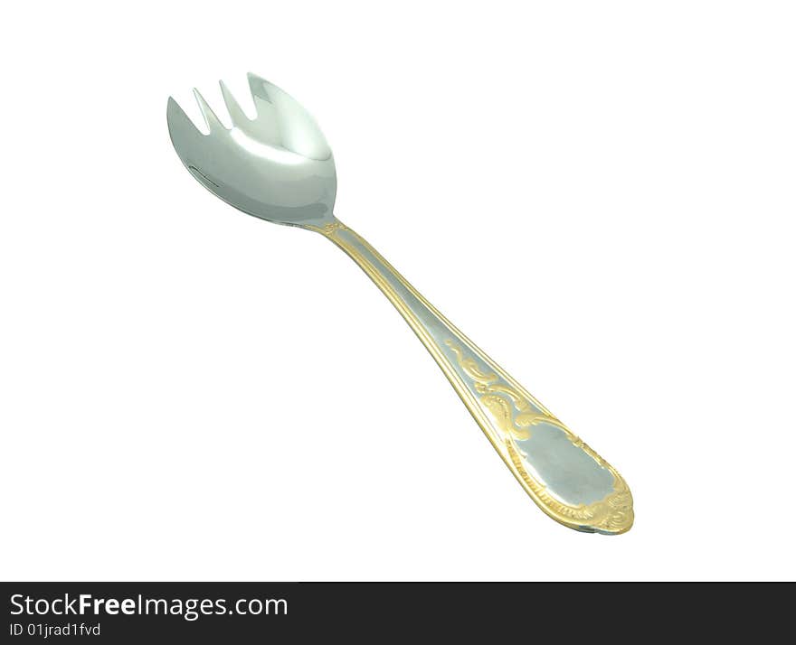 Dinner Fork isolated on white