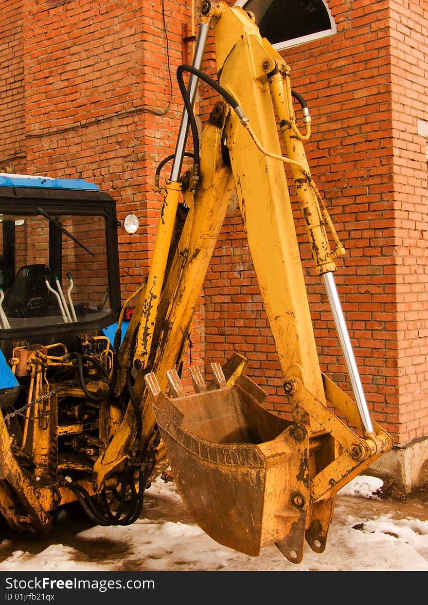 Ladle of the building mechanism