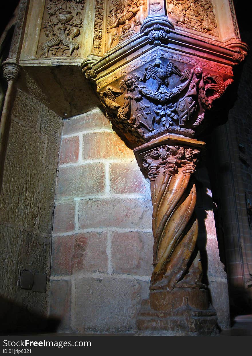 Illuminated pulpit