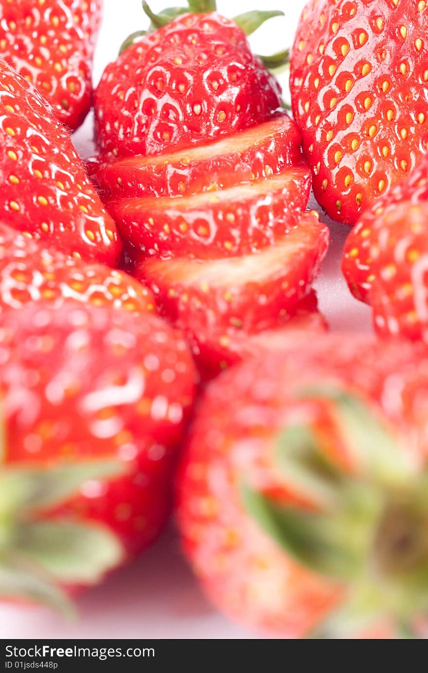 Strawberry Isolated On White