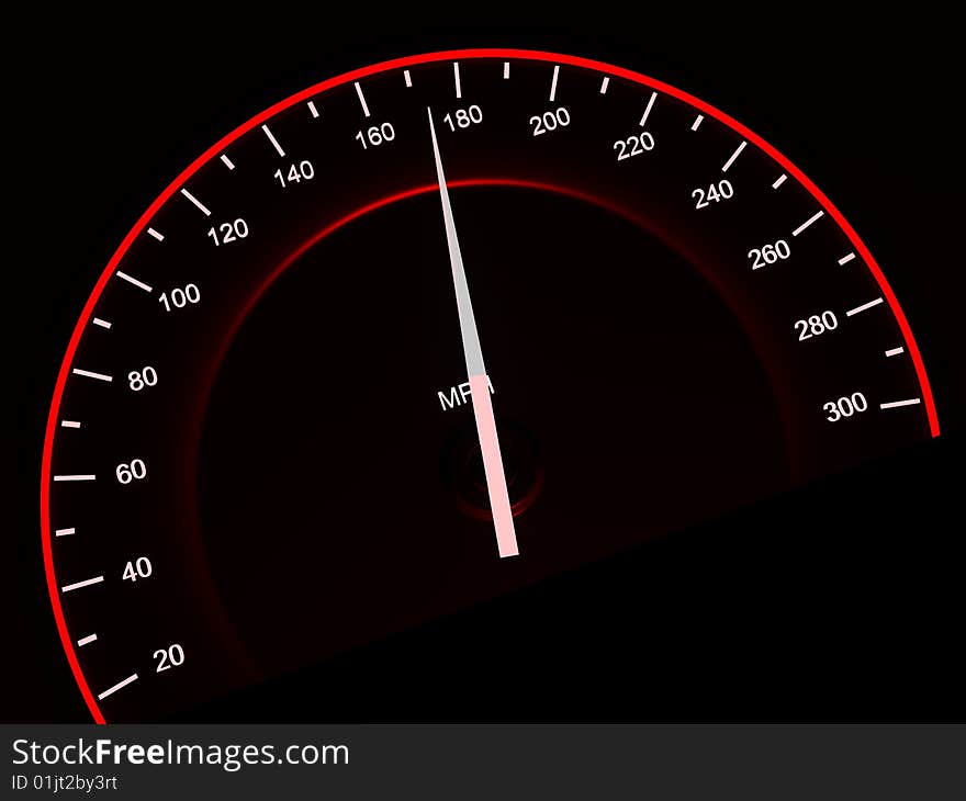 Speedometer. The  design element.