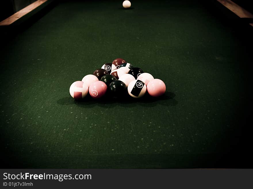 Vintage billiard