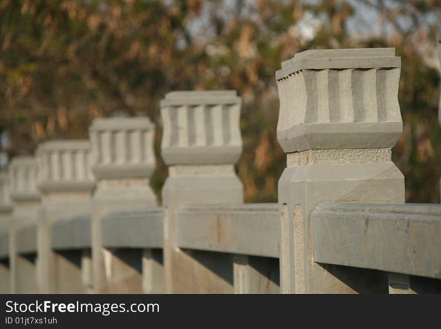 Chinese stone bridge