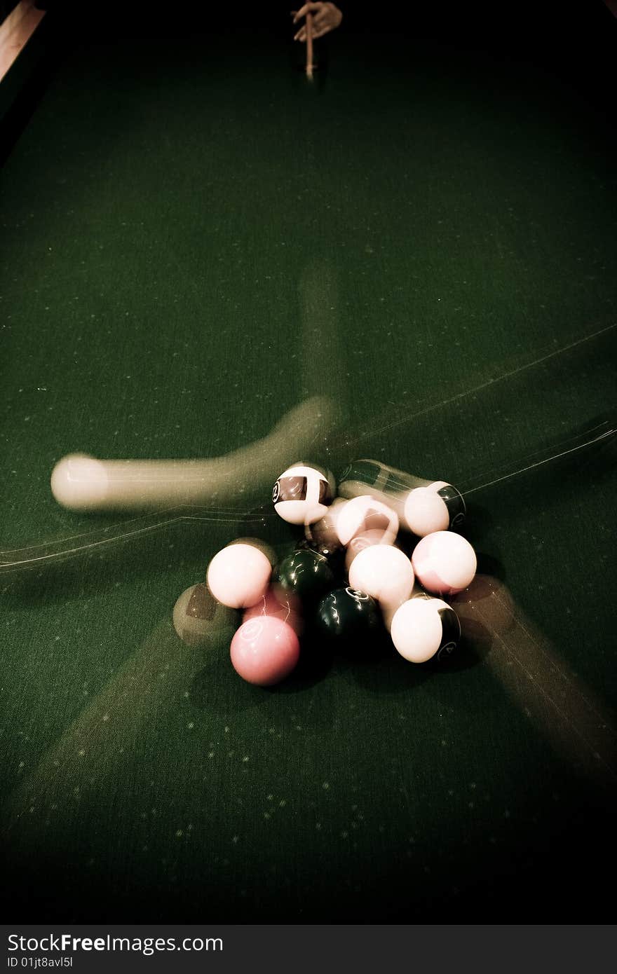 Vintage billiard