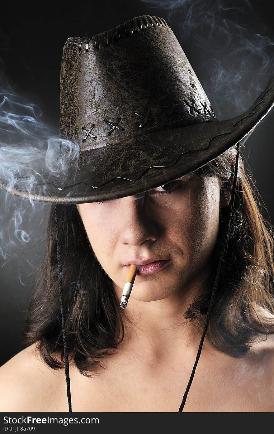 Sexy Smoker Cowboy