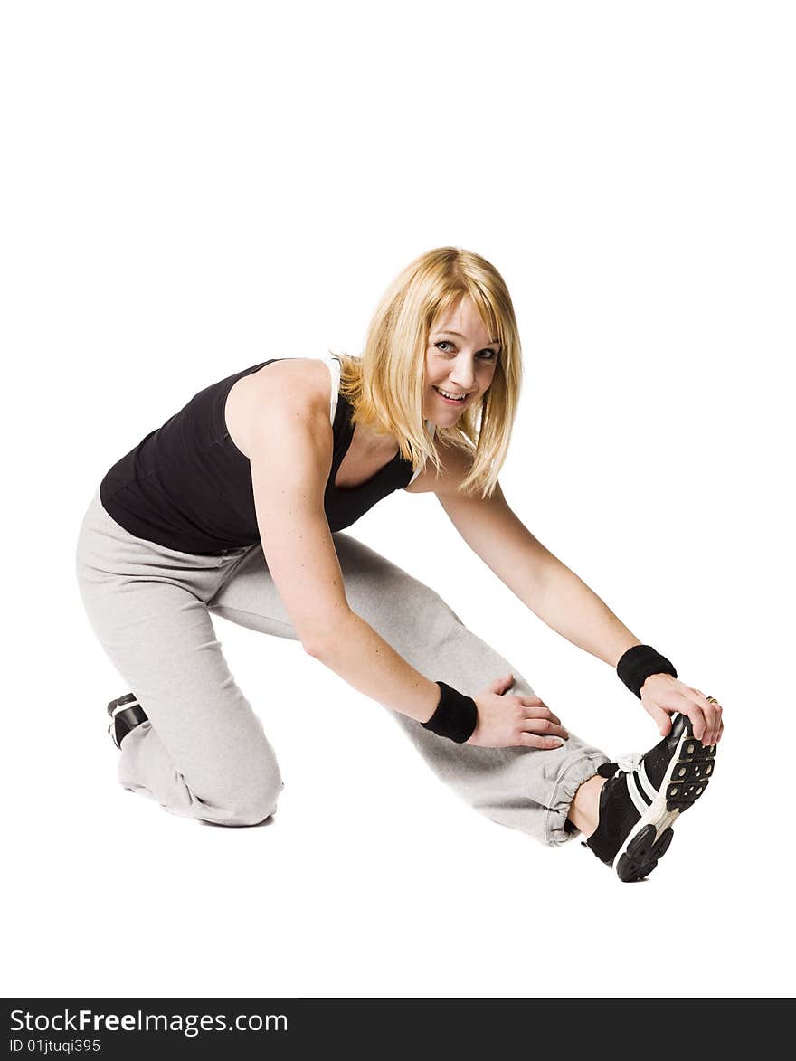 Woman working out