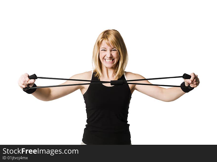 Girl Working Out