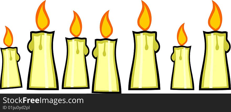 Seven Burning Candles