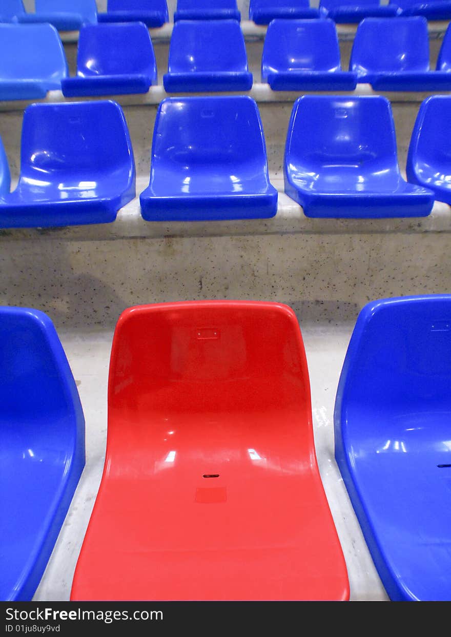 Picture of a row of seats. Picture of a row of seats