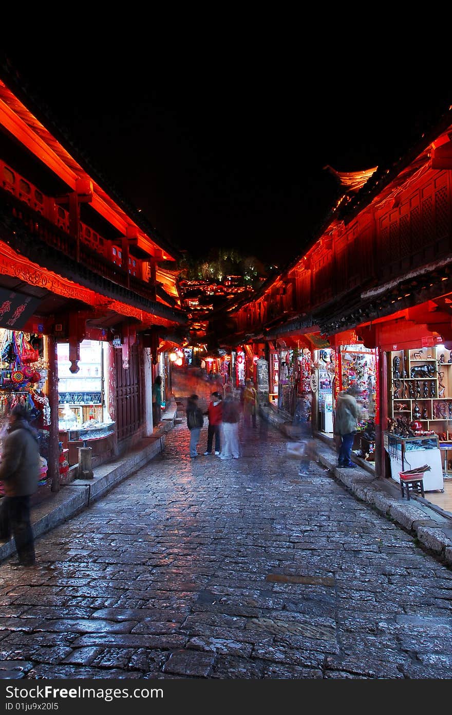 Night Lijiang, shopping